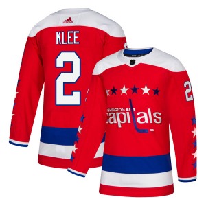 Ken Klee Washington Capitals Adidas Youth Authentic Alternate Jersey (Red)