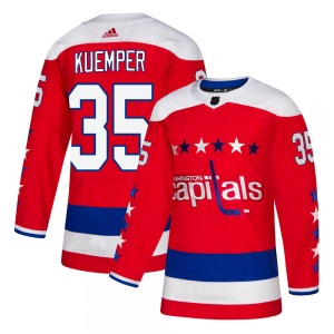 Darcy Kuemper Washington Capitals Adidas Youth Authentic Alternate Jersey (Red)