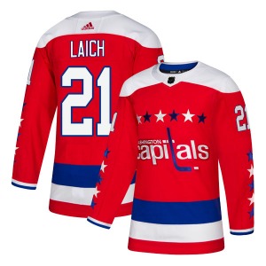 Brooks Laich Washington Capitals Adidas Youth Authentic Alternate Jersey (Red)