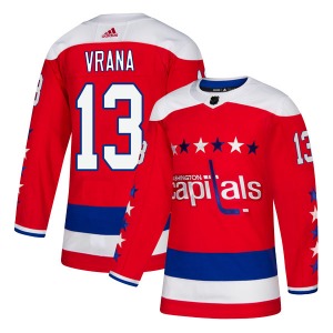 Jakub Vrana Washington Capitals Adidas Youth Authentic Alternate Jersey (Red)