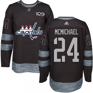 Connor McMichael Washington Capitals Youth Authentic 1917-2017 100th Anniversary Jersey (Black)