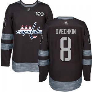 Alex Ovechkin Washington Capitals Youth Authentic 1917-2017 100th Anniversary Jersey (Black)