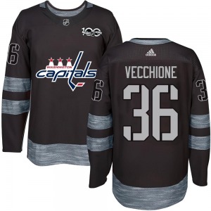 Mike Vecchione Washington Capitals Youth Authentic 1917-2017 100th Anniversary Jersey (Black)
