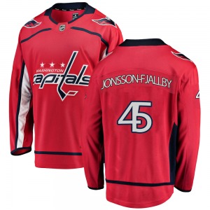 Axel Jonsson-Fjallby Washington Capitals Fanatics Branded Youth Breakaway Home Jersey (Red)