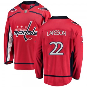 Johan Larsson Washington Capitals Fanatics Branded Youth Breakaway Home Jersey (Red)