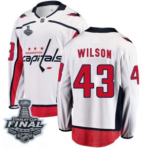 Tom Wilson Washington Capitals Fanatics Branded Breakaway Away 2018 Stanley Cup Final Patch Jersey (White)