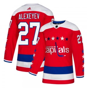 Alexander Alexeyev Washington Capitals Adidas Authentic Alternate Jersey (Red)