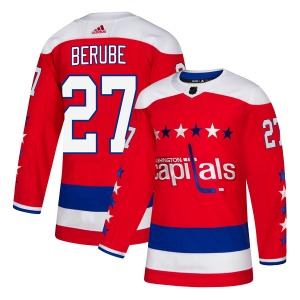 Craig Berube Washington Capitals Adidas Authentic Alternate Jersey (Red)