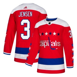 Nick Jensen Washington Capitals Adidas Authentic Alternate Jersey (Red)