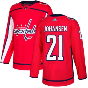 Lucas Johansen Washington Capitals Adidas Authentic Jersey (Red)